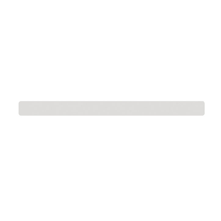 Lot de 2 poignées blanches en acier GoodHome Atomia H 2,3 x L 29,3 x P 2,05 cm