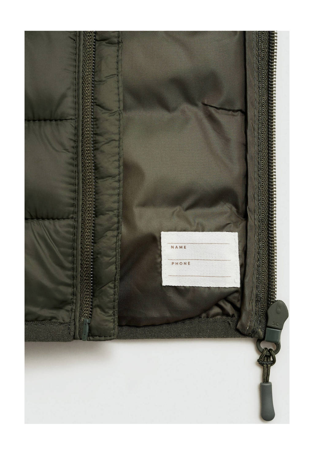 Mango Kids bodywarmer kakigroen