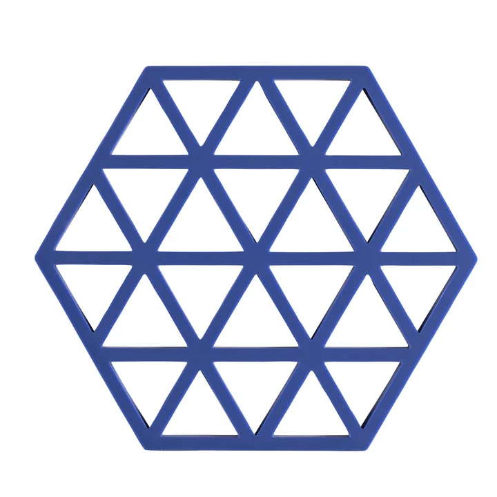 Zone Denmark - Triangle Untersetzer, 16 x 14 cm, indigo