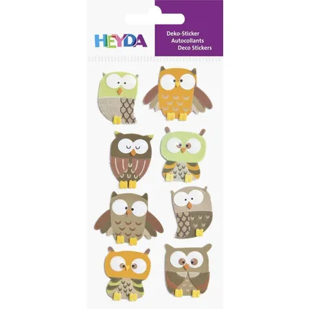 Heyda Sticker Mix Eulen