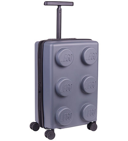LEGO® Koffer - Brick 2x3 - Erweiterbares PP - 31 L - Stone Grey