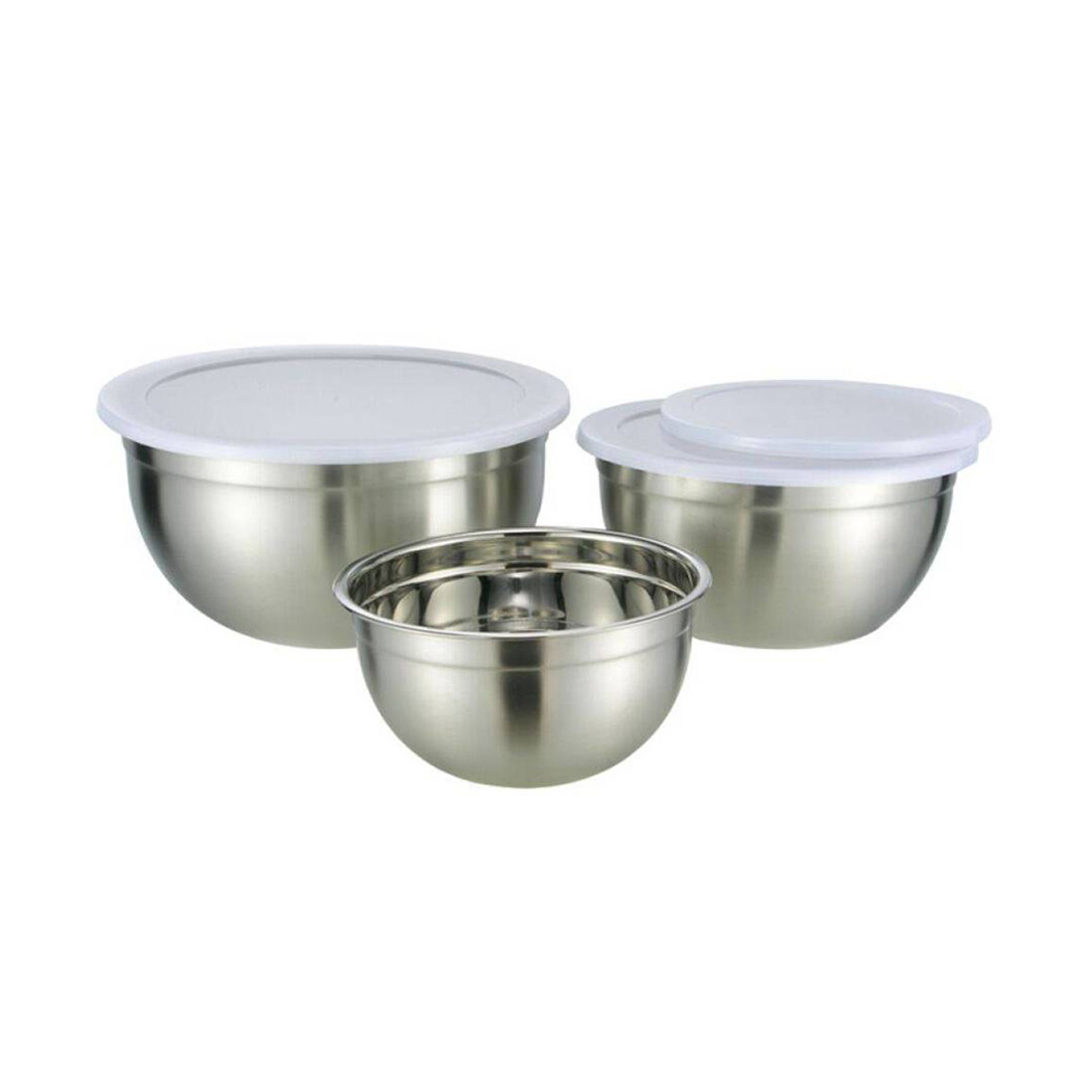 FS-STAR 3-teiliges Rührschüssel-Set mit Deckel