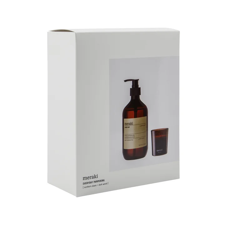 Meraki - Geschenkbox Warm orange, Winter moment, 275 ml (2er-Set)