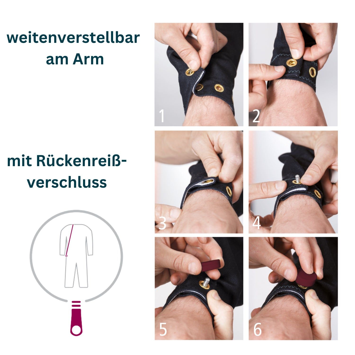 suprima CarePlus Pflegeoverall reißfest (4741)