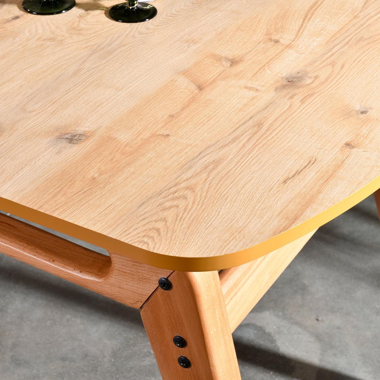 Wooden Art Table Palace beige - 160x75x80 cm