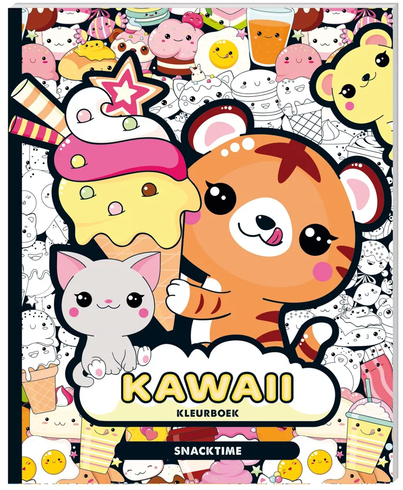 Kawaii kleurboek - Snacktime