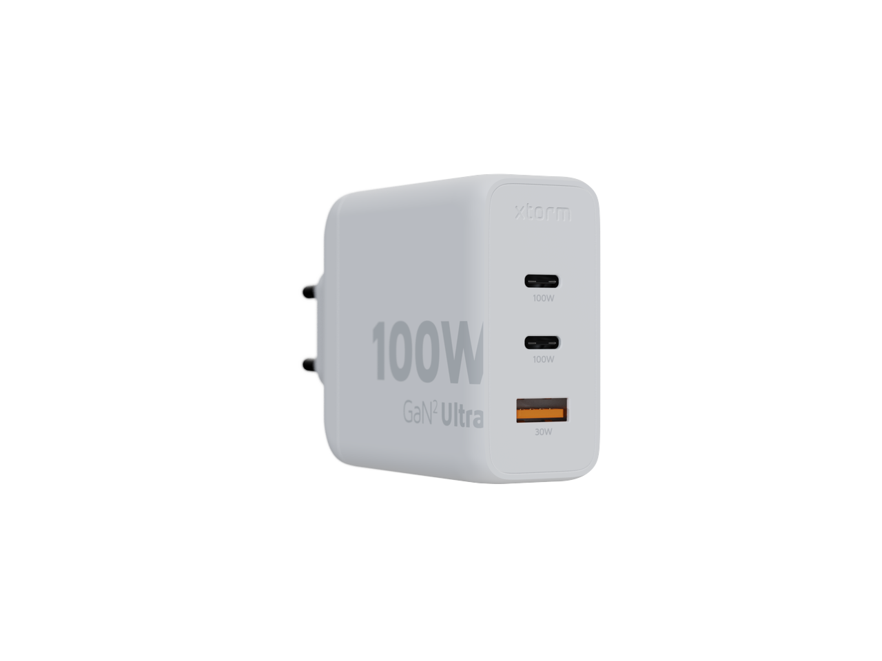 Xtorm - 100W GaN2 Ultra hjemmeoplader 2xUSB-C/USB-A Hvid