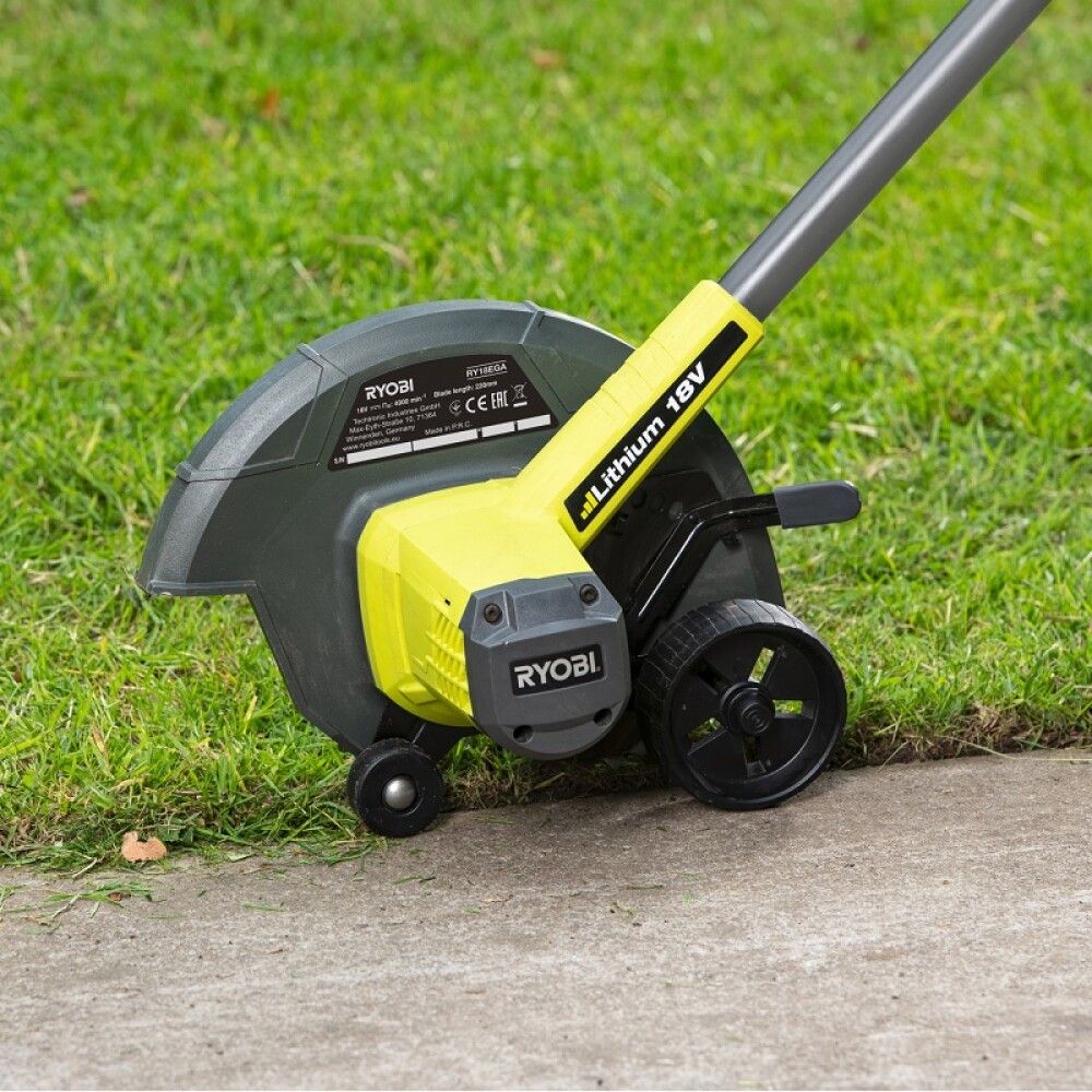 KANTSKJÆRER RYOBI RY18EGA-0 ONE+ 18V UTEN BATTERI