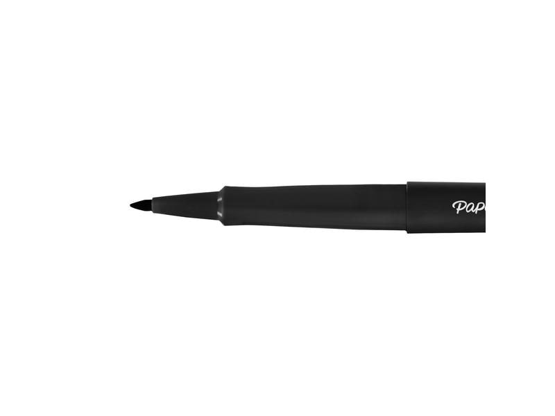 Paper Mate Fineliner Flair Medium 0.7 mm, 5 Stück, Schwarz Praktisches Feinschreiber Set