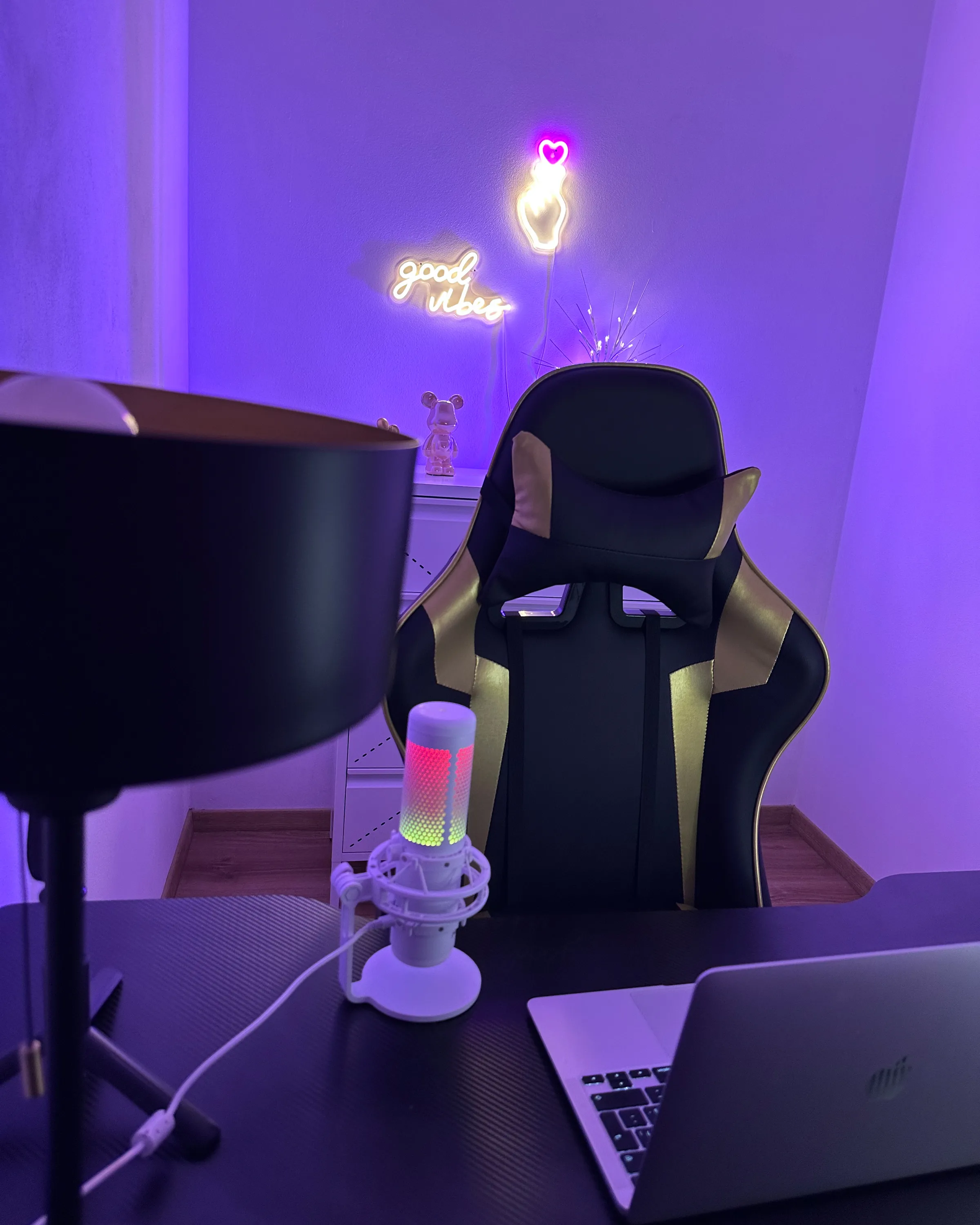 Gamestoel KNIGHT Kunstleer Goud