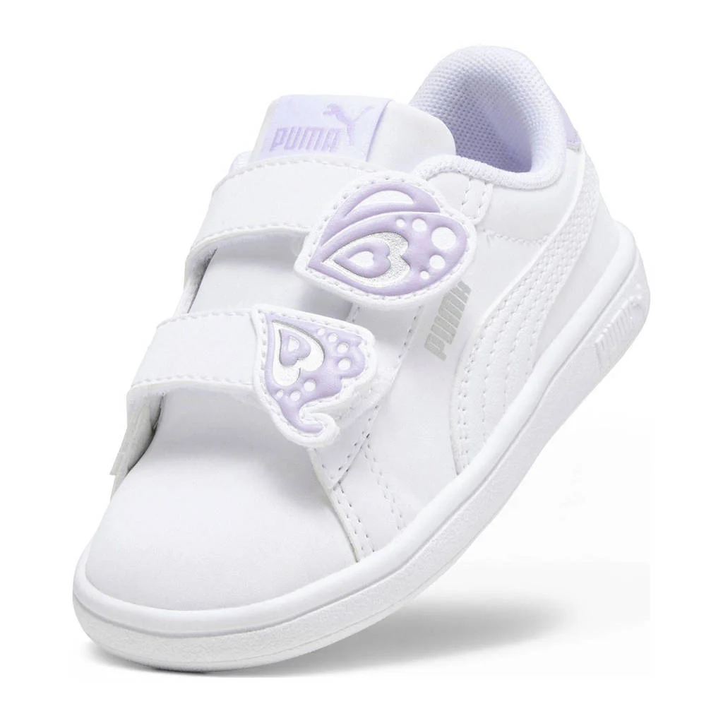Puma Smash 3.0 Butterfly Vsneakers wit/lila/zilver