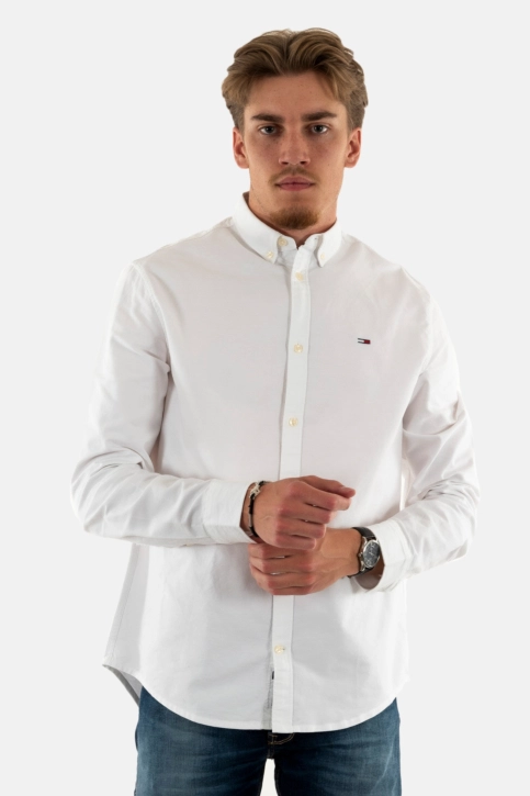 Chemise tommy jeans entry reg oxford ybr white