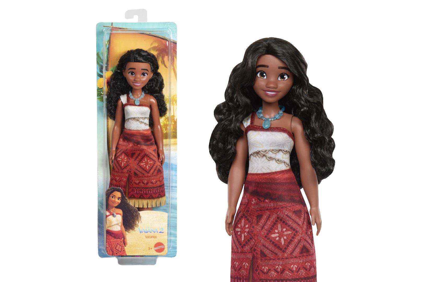 Puppe Disney Vaiana 2 Core HeroModepuppe mit 2 Accessoires und abnehmbarer Kleidung