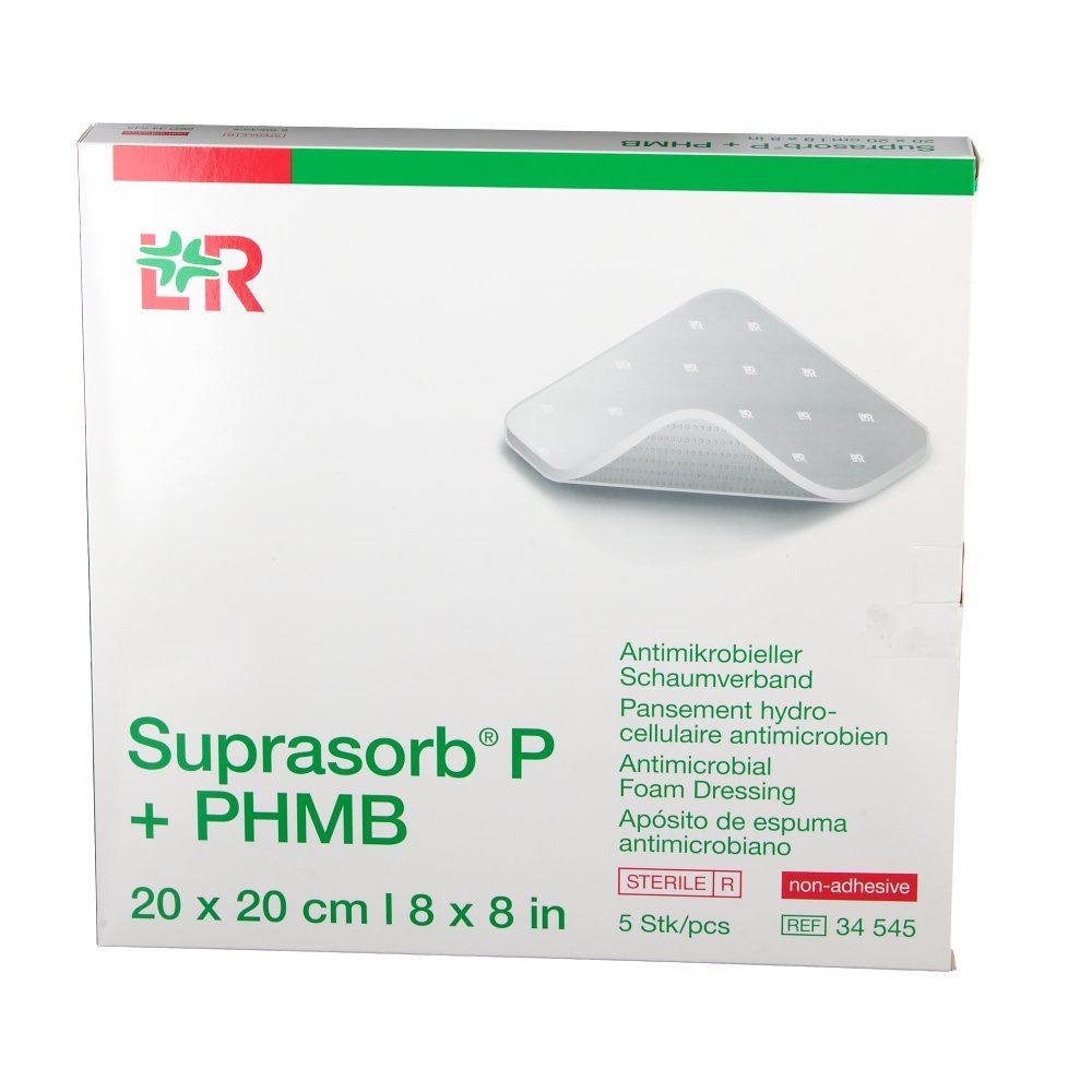 Suprasorb® P+PHMB Schaumverband 20x20 cm