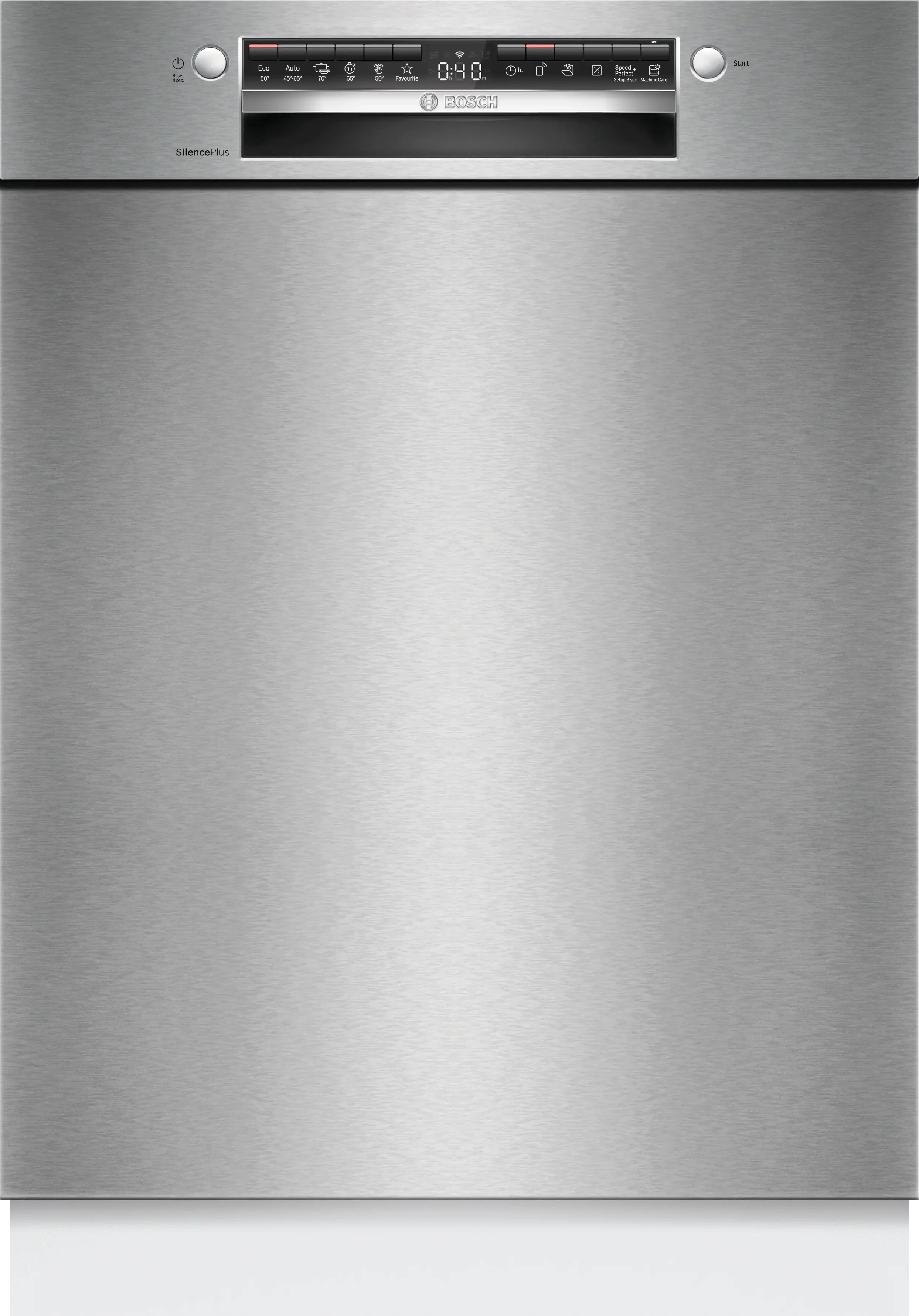 Serie 4 Onderbouw vaatwasser 60 cm Geborsteld staal