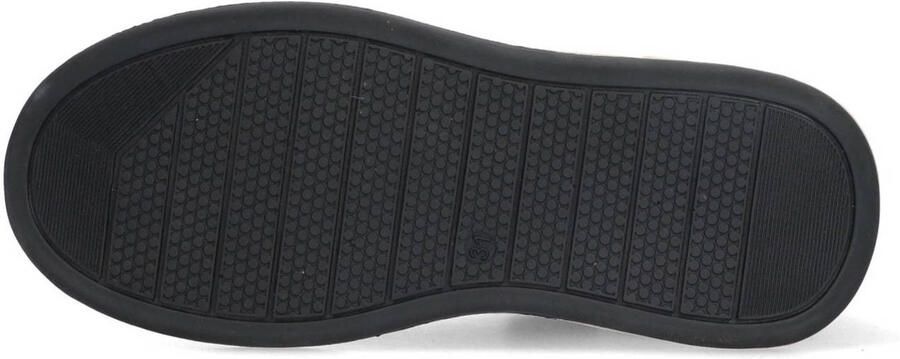 Vingino leren sneakers donkerblauw oranje