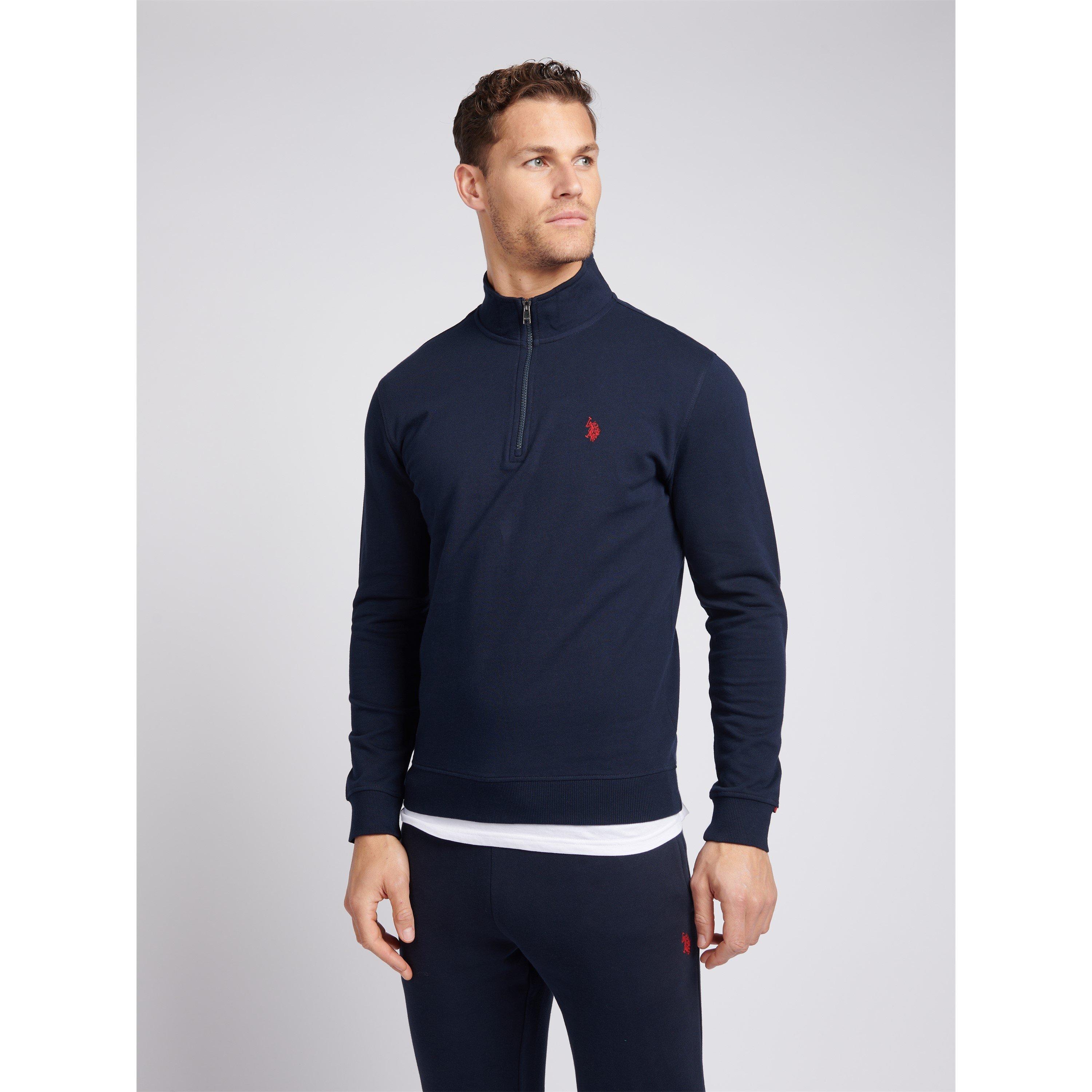 US Polo Assn DHM Quarter Zip Sweatshirt