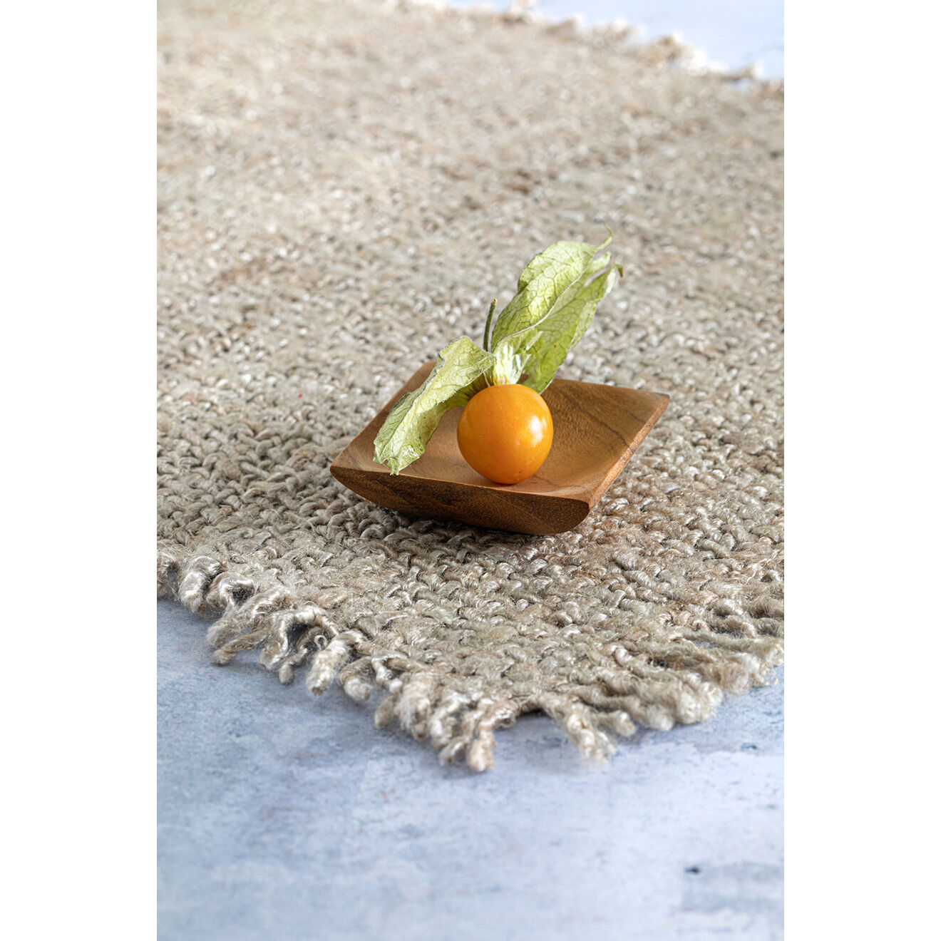 Bazar Bizar Bol carré en teck naturel -  6x6x2 cm