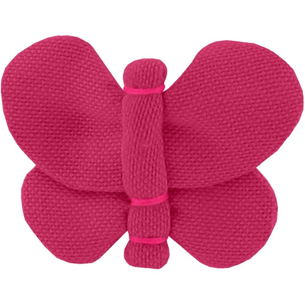 Barrette Petit Papillon Fuchsia