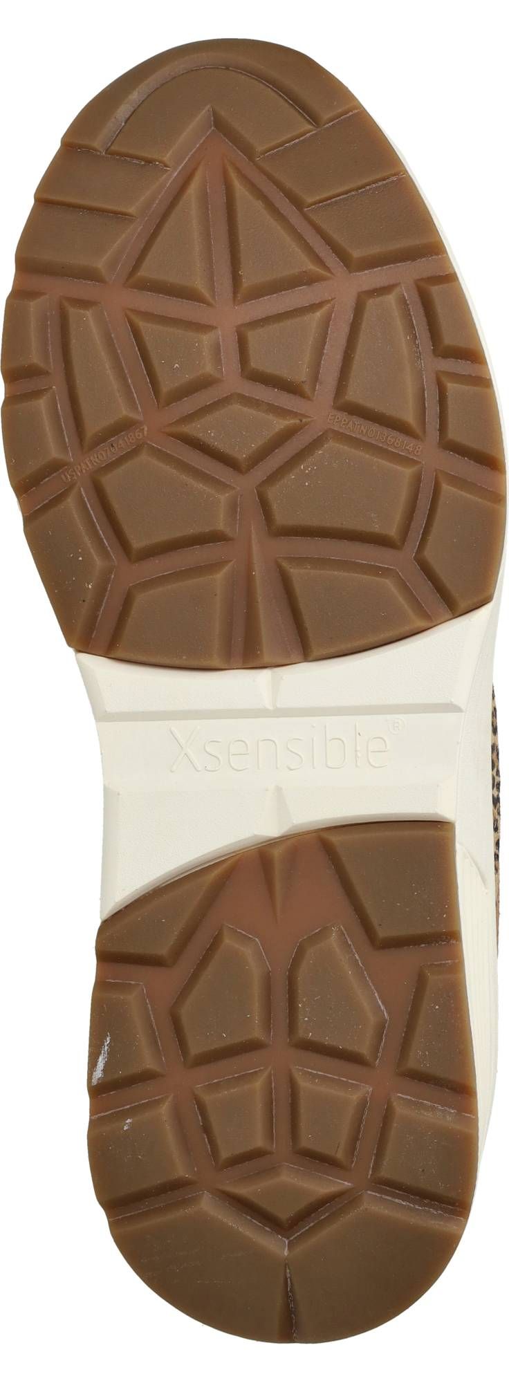 Xsensible Milau Stretchwalker Sneakers Bruin Dames