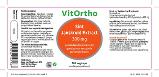 VitOrtho St Janskruid Extract 300mg Capsules 100CP