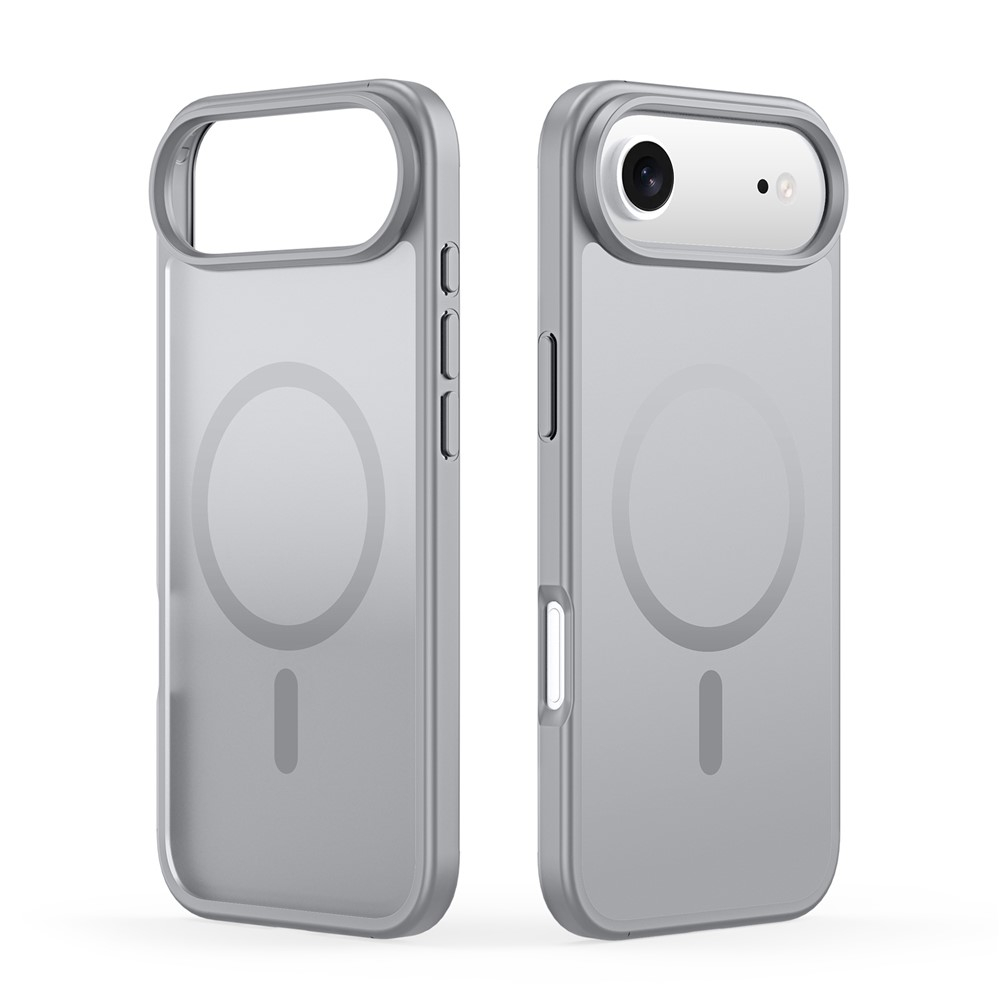 iPhone Air MagSafe Hybrid Hardcase Hülle mit TPU Bumper - Grau