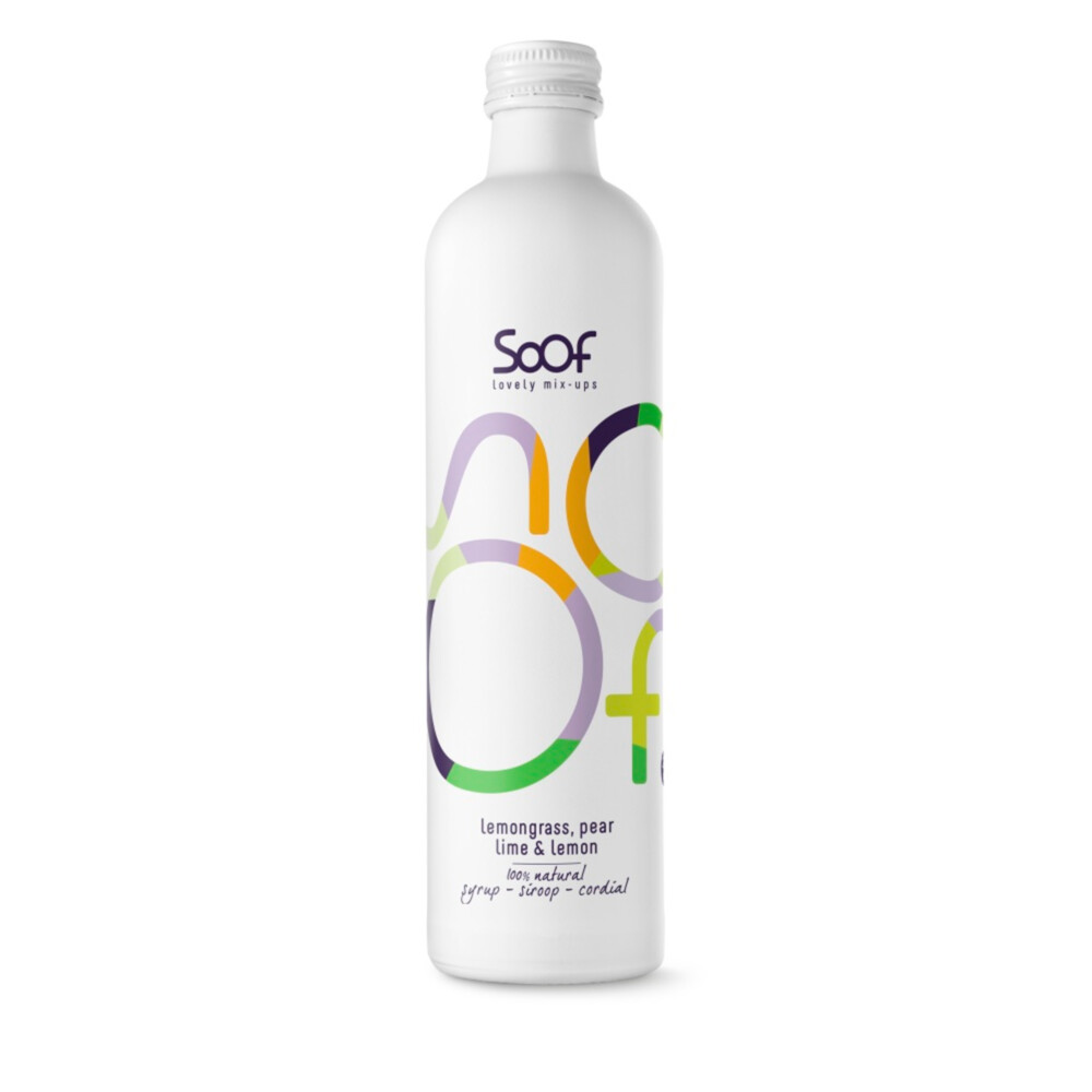 Soof Drinks Siroop Citroengras & Peer Natuurlijk340 ml