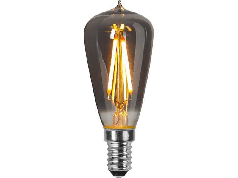Star Trading Lampe Decoled Smoke 1.6 W (16 W) E14 Warmweiss Dekoratives Filamentleuchtmittel