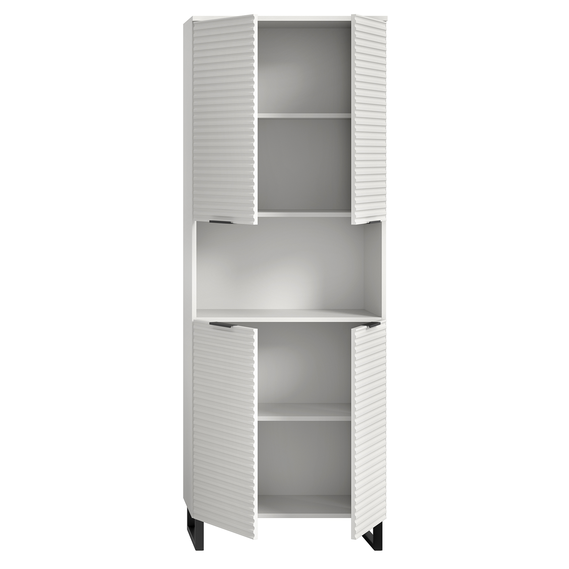 Hochschrank RIFF - weiß - 193 cm hoch