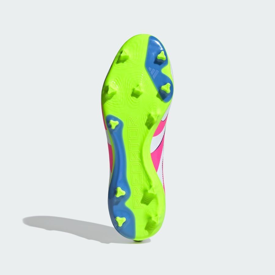 adidas Predator League Laceless FG/AG Celestial Victory - Blanc/Lucid Pink/Lucid Lemon