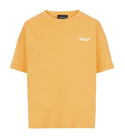 Emporio Armani T-Shirt - Gelb m. Weiß