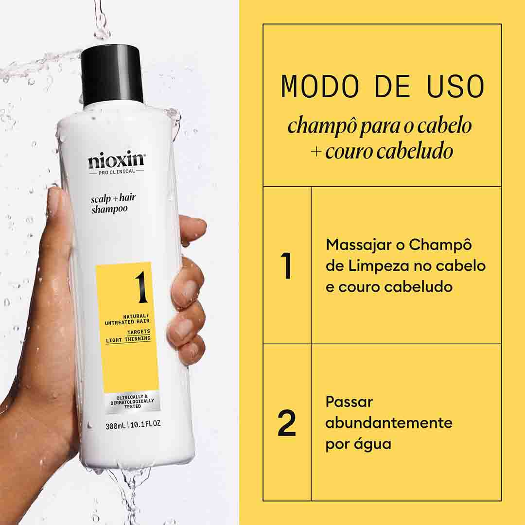 Nioxin Sistema 1 Champô - 300ml