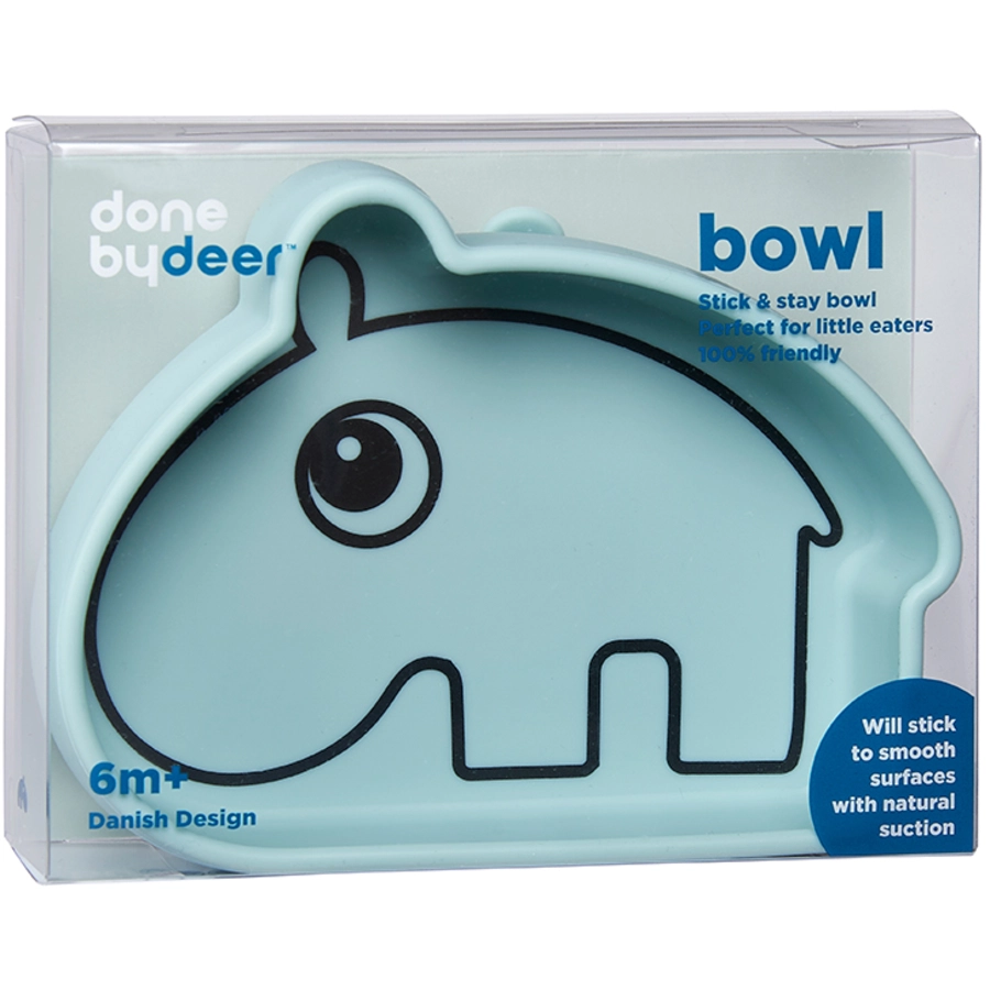 Done by Deer™ Kinderschüssel Stick and stay ab dem 6. Monat blau