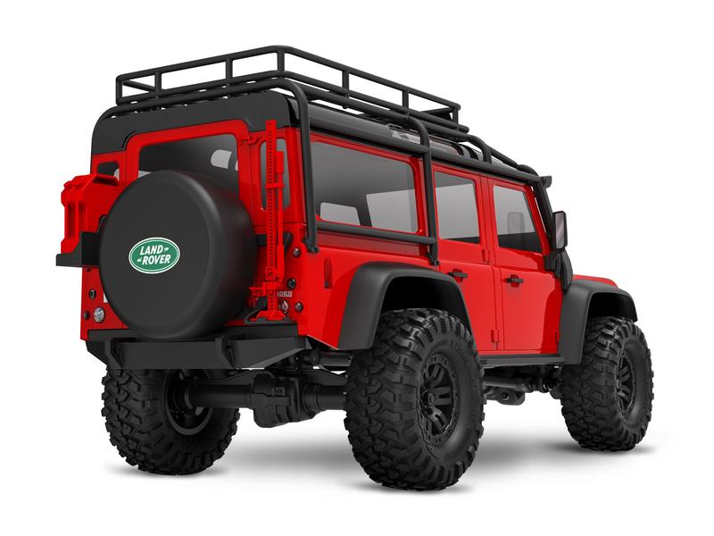 Traxxas Scale Crawler TRX-4M Land Rover Defender Rot, RTR, TRX-4 Performance im Mini-Format