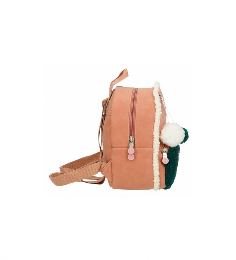Enso Mochila pequea Enso Shine Stars rosa, verde-22x25x14 cm.