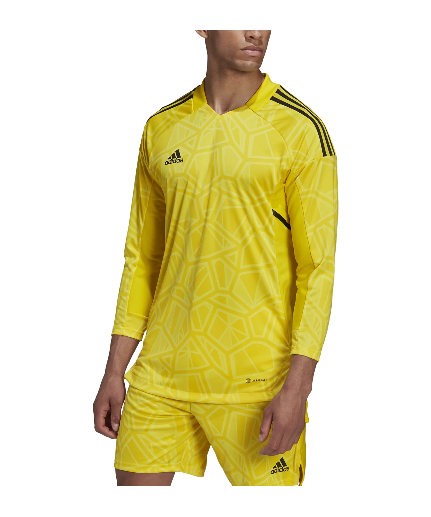 adidas Condivo 22 Torwarttrikot langarm Gelb