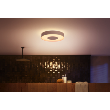 Philips Hue badkamerplafondlamp Xamento wit - warm tot koelwit licht 34W - Ø 38 cm