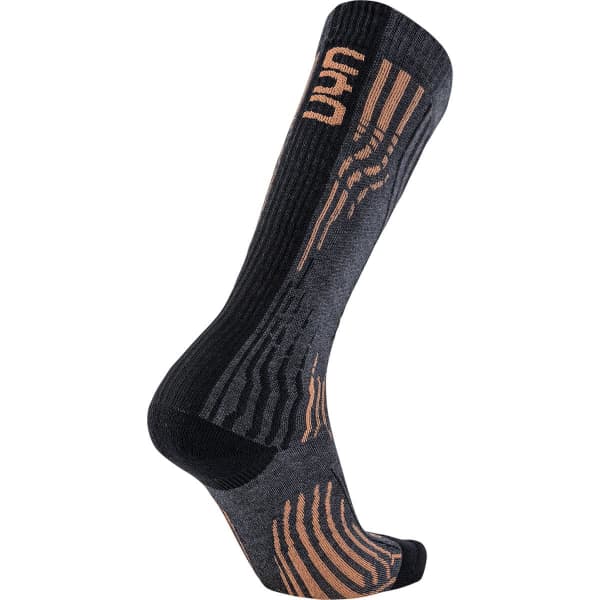 Chaussette de ski UYN LADY SKI CASHMERE SOCKS GREY STONE/COPPER