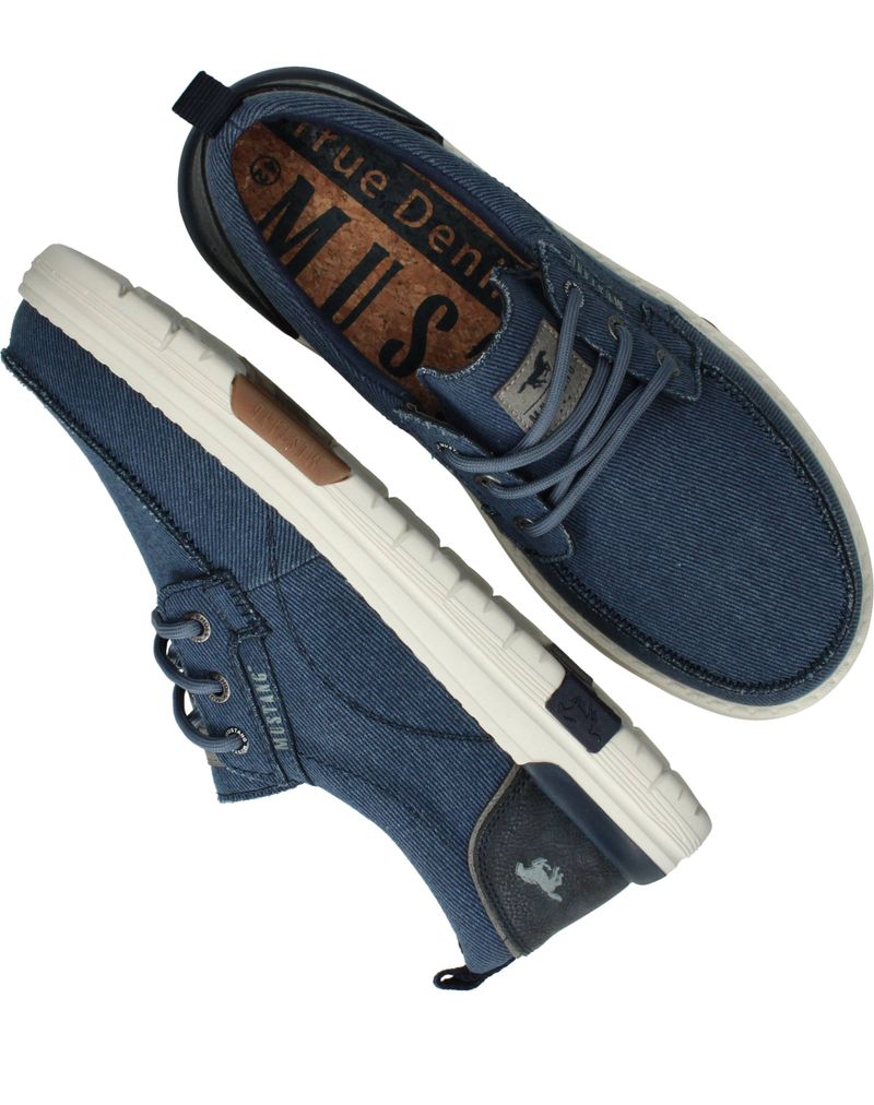 Mustang Veterschoenen Blauw Heren