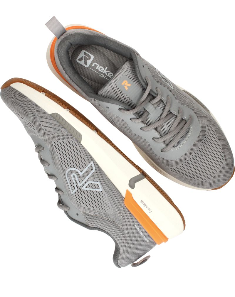 Rieker Sport Sneakers Grijs Heren