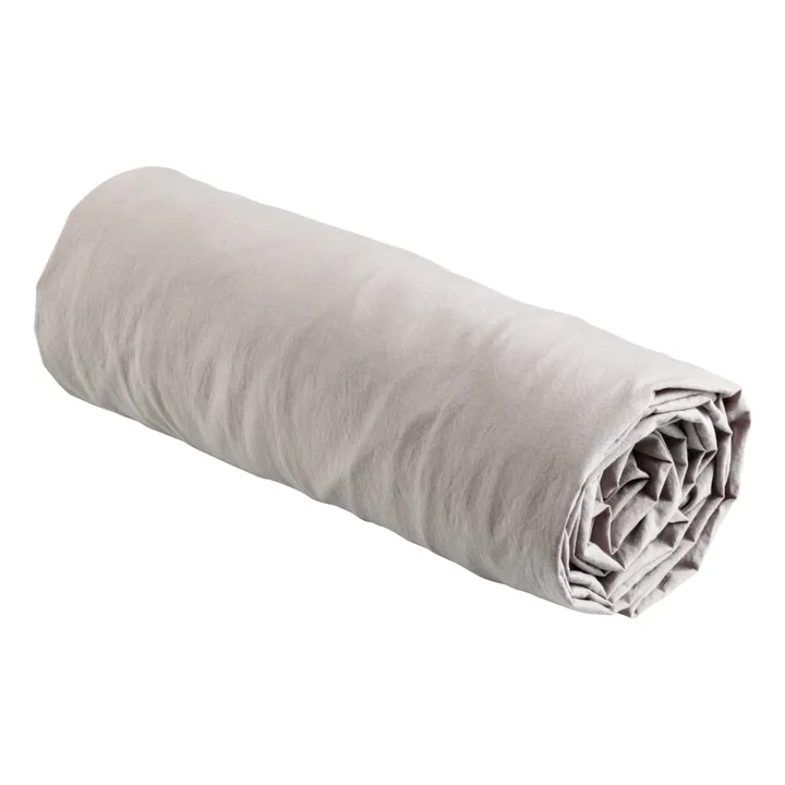La cerise sur le gâteau Drap-housse Celeste en coton bio | Rose pâle