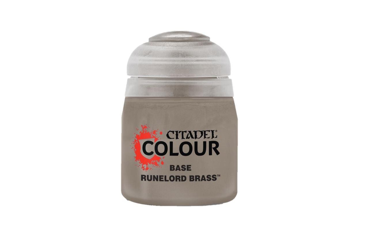 Farbe Citadel Runelord Brass 12 mlCitadel Base Farbe, Metallic