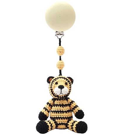 NatureZoo Kinderwagenanhänger - Herr Tiger - Gelb/Schwarz