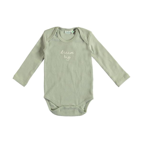 Babylook Dream Big Romper – Rib – maat 50 – Mineral Gray