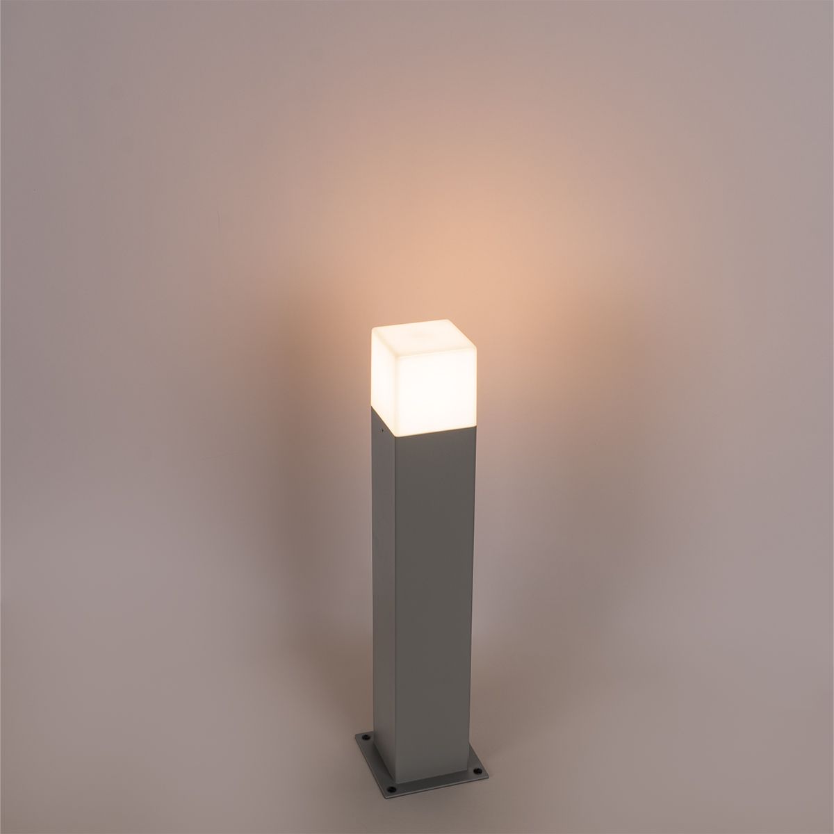 Moderne staande buitenlamp grijs 50 cm IP44 - Denmark