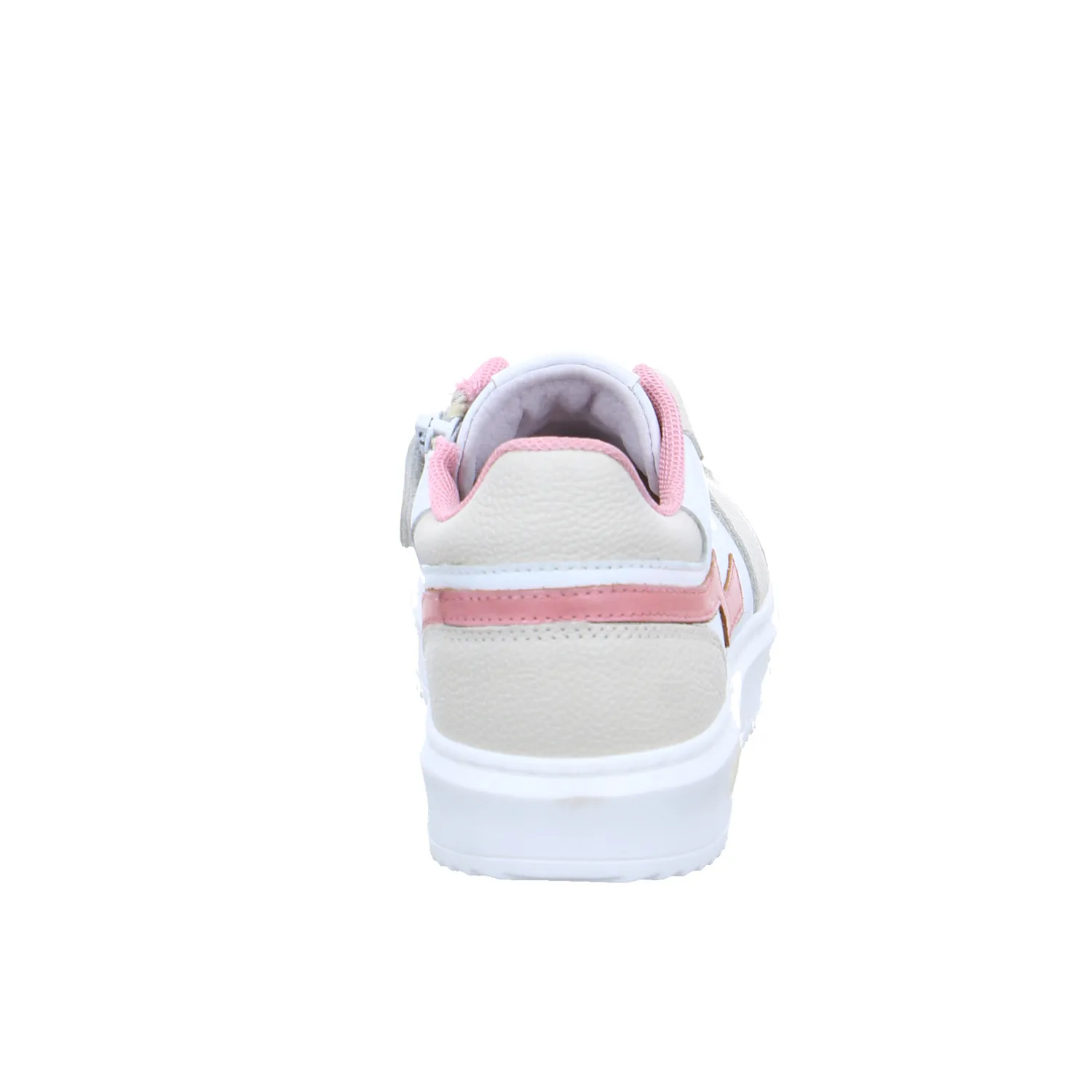 GATTINO Mädchen-Halbschuh Binder Weiss Leder  Sneaker