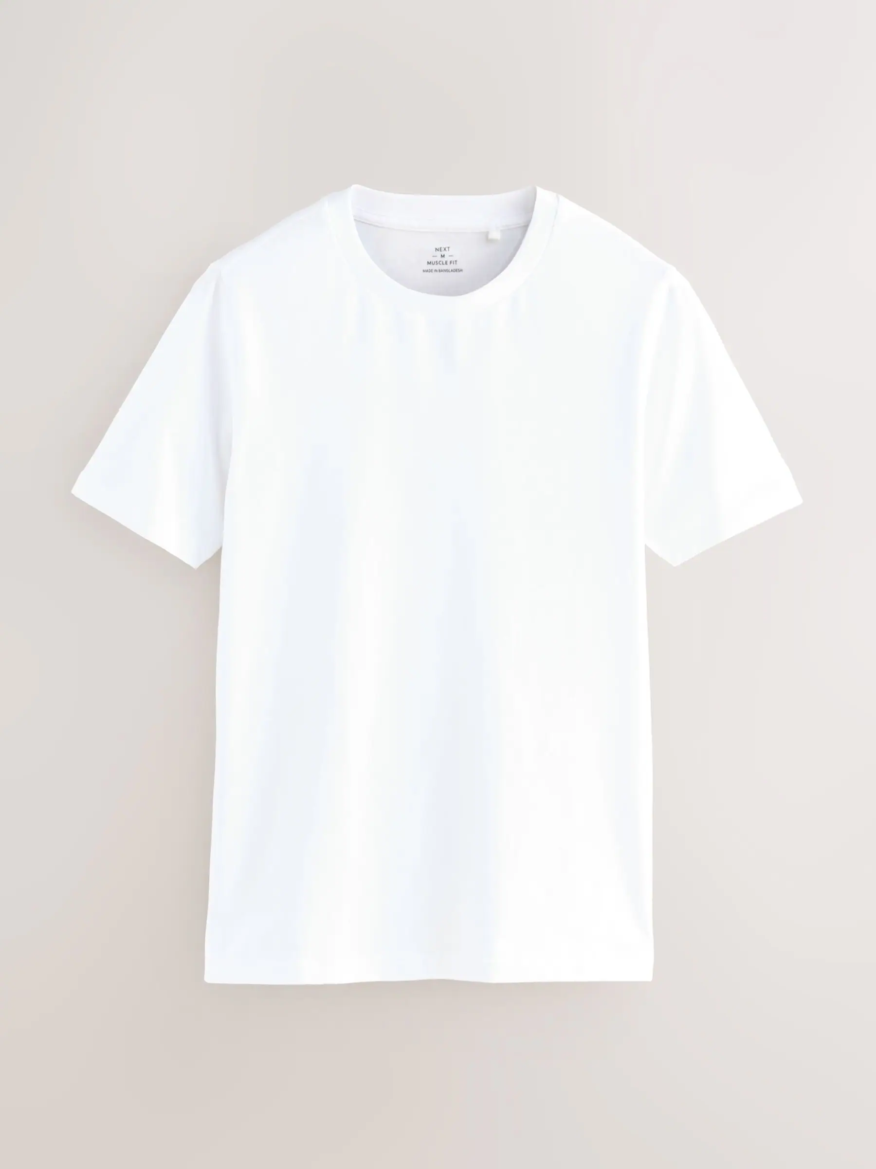Marineblauw/wit/zwart - Muscle fit essentiële T-shirts 3 set