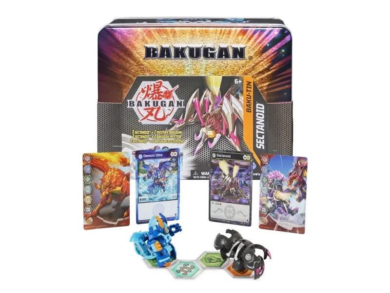 Bakugan BTB Baku Tin S4 BP GML, æske med snurretop, 6 År