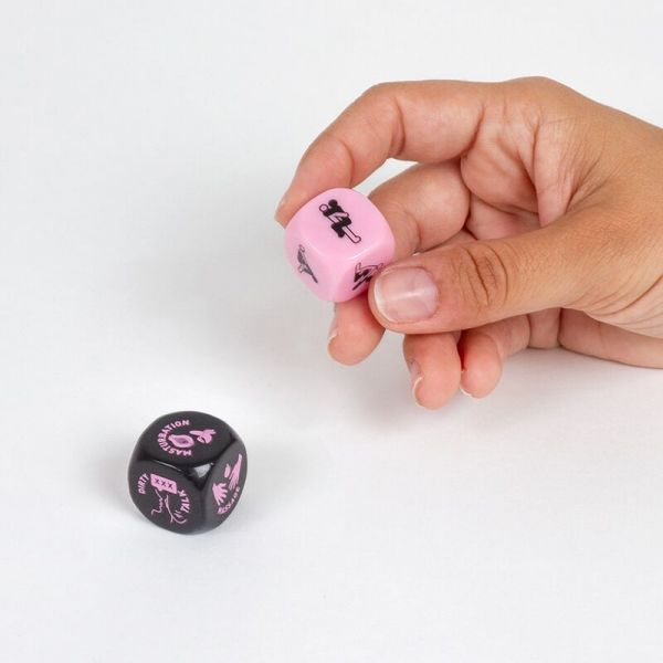 Secret Play Conjunto 2 Dados Foreplay Fanatics em Português e Inglês