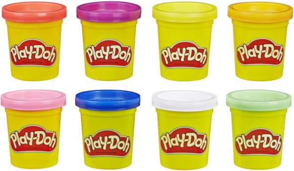 PLAY-DOH modelleringsvoks, regnbuefarger